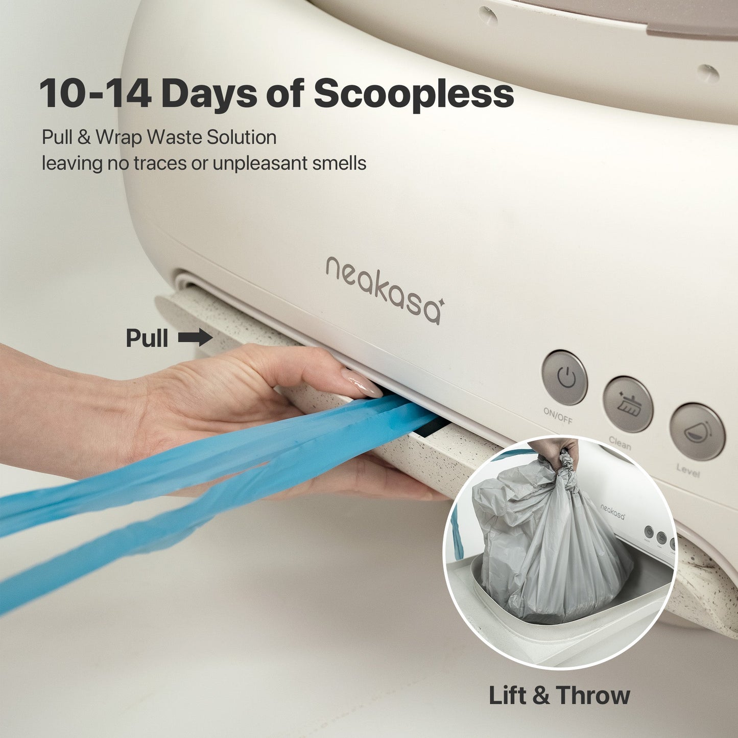 (Sale) Neakasa M1 Lite Open-Top Automatic Cat Litter Box