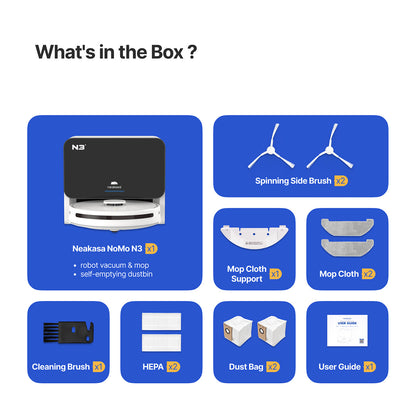 Official | Neakasa NoMo N3 Robot Vacuum Cleaner