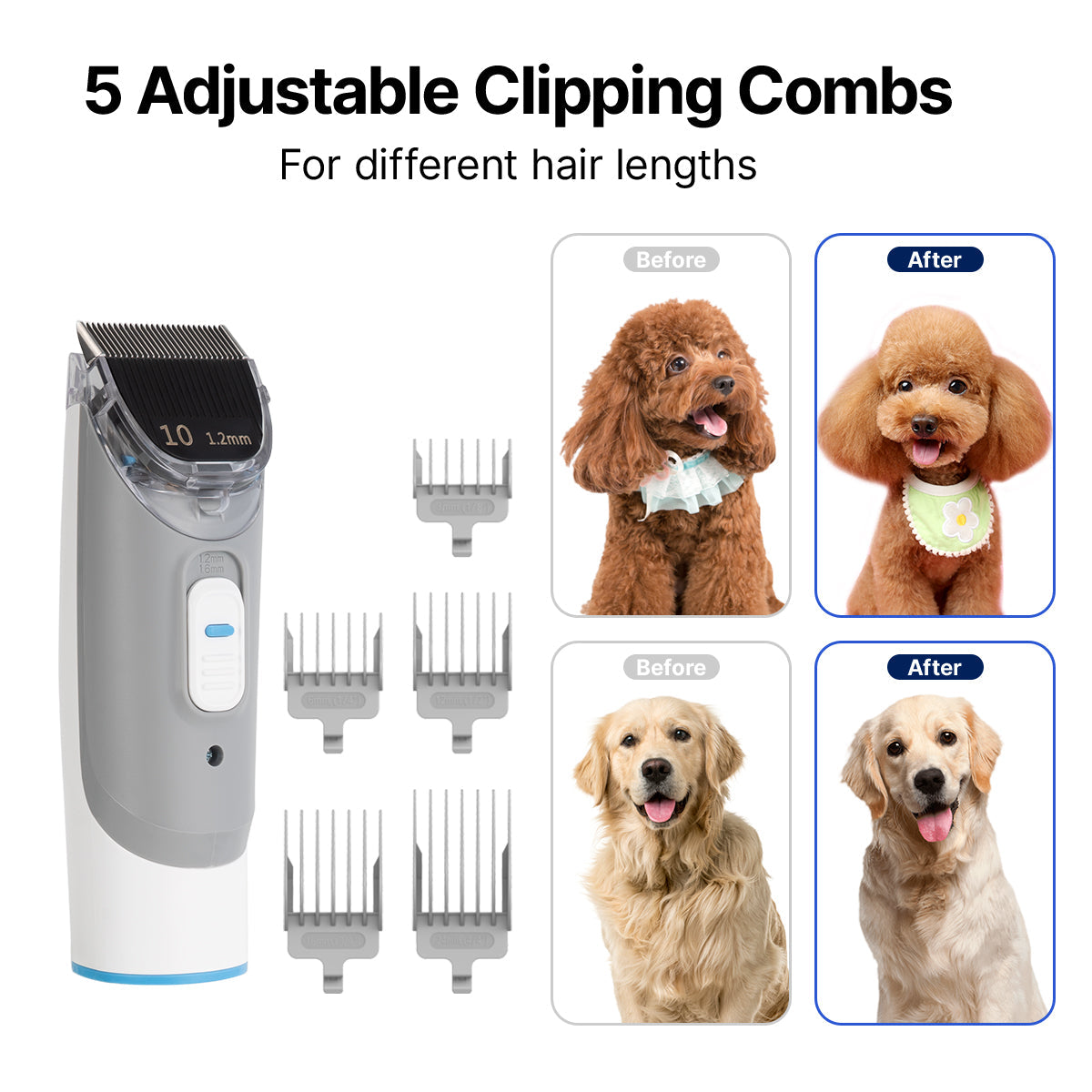 Neakasa P2 Pro 5-in-1 Dog Cat Grooming Kit with Vacuum