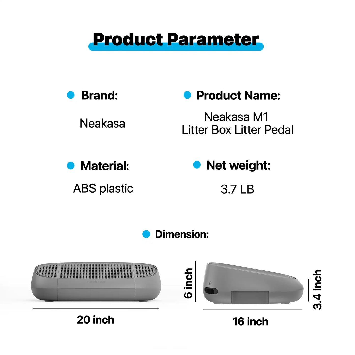 Cat Litter Ramp Step for Neakasa M1 and Other Litter Boxes