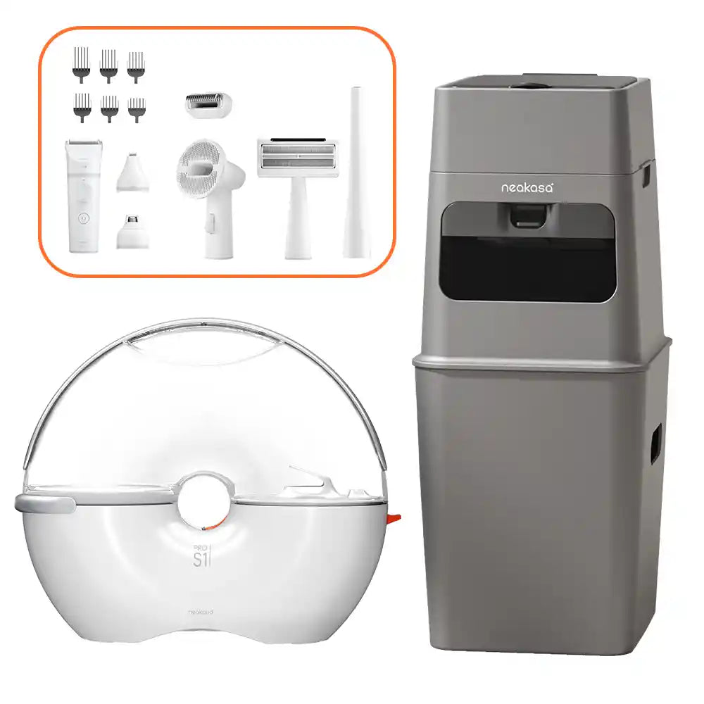 Pet Grooming Vacuum PooGuard Bundle