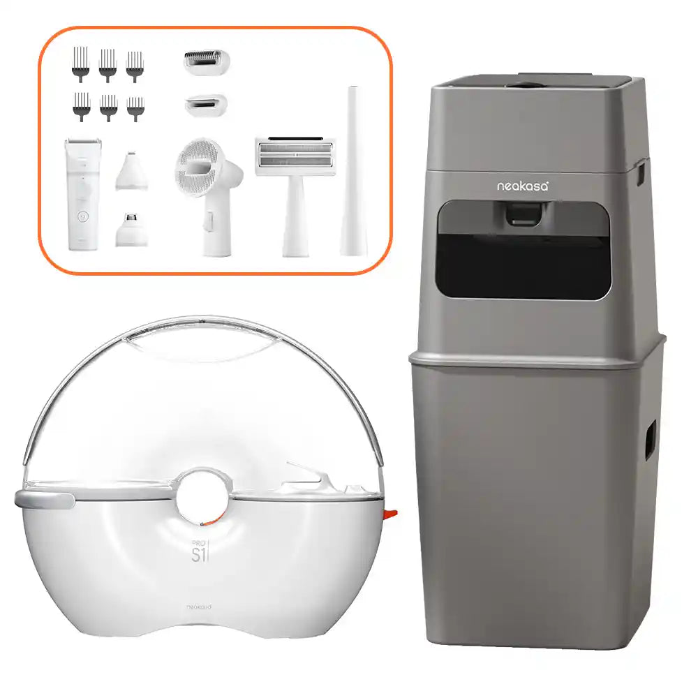 Pet Grooming Vacuum PooGuard Bundle