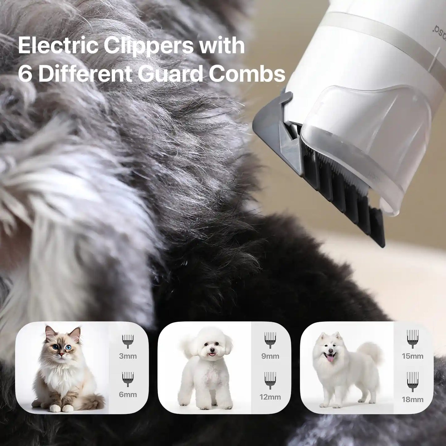 Neakasa S1 Lite 5-in-1 Pet Grooming Vacuum Kit
